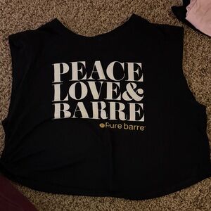 Pure Barre Black Sleeveless Top